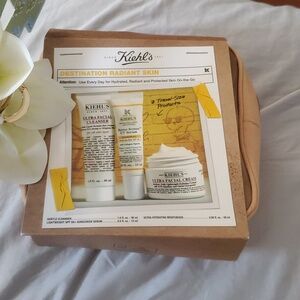 Kiehl's Travel Radiant Skin Set — White, Yellow, Tan